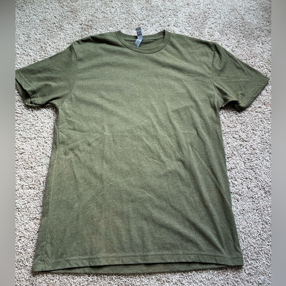 Military Green Next Level Tees 6210 CVC T-Shirt